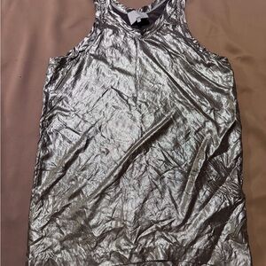 3.1 Phillip Lim Shimmering Silver Tank Top